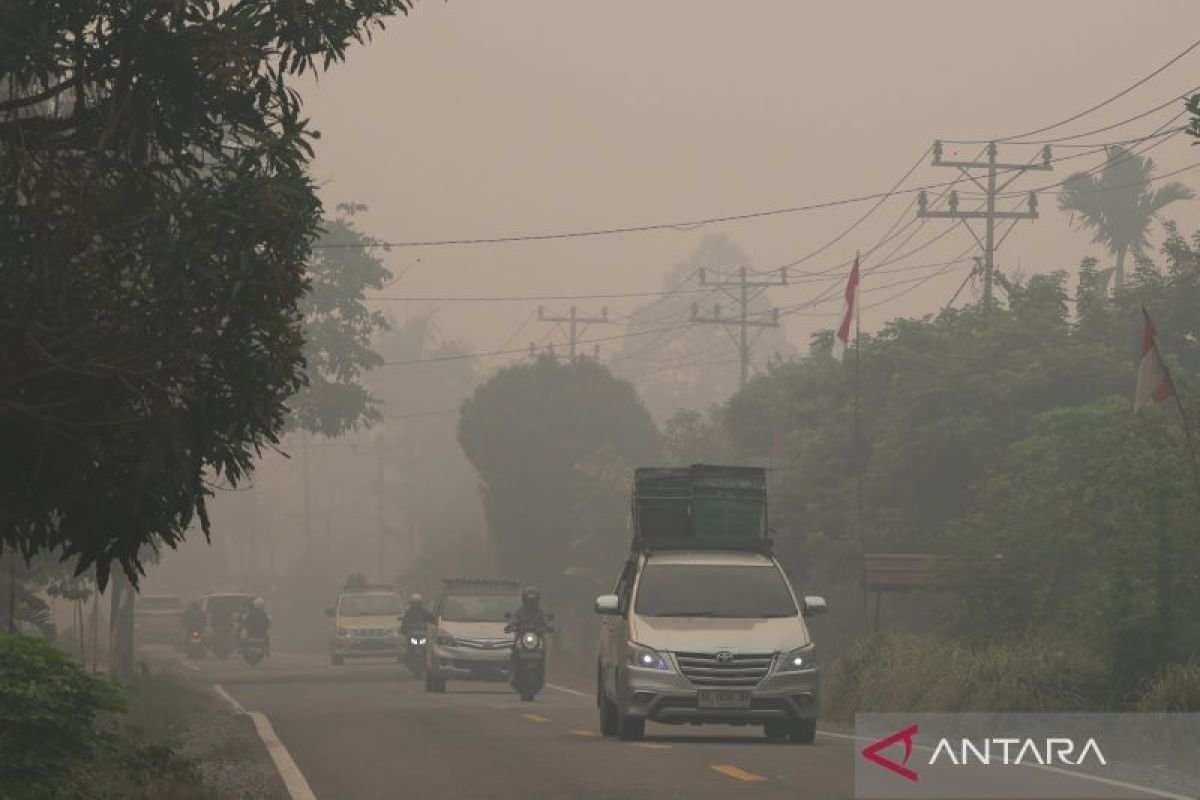 Kabut Asap Melanda Brunei akibat Titik Panas di Kalimantan