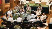 Rapat Terkini Prabowo Bahas Kebakaran Hutan