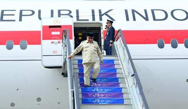 Kedatangan Presiden Prabowo di Vladivostok Kedatangan Presiden Prabowo di Vladivostok