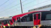 Penanganan Gerbong KRL Anjlok di Jakarta Kota