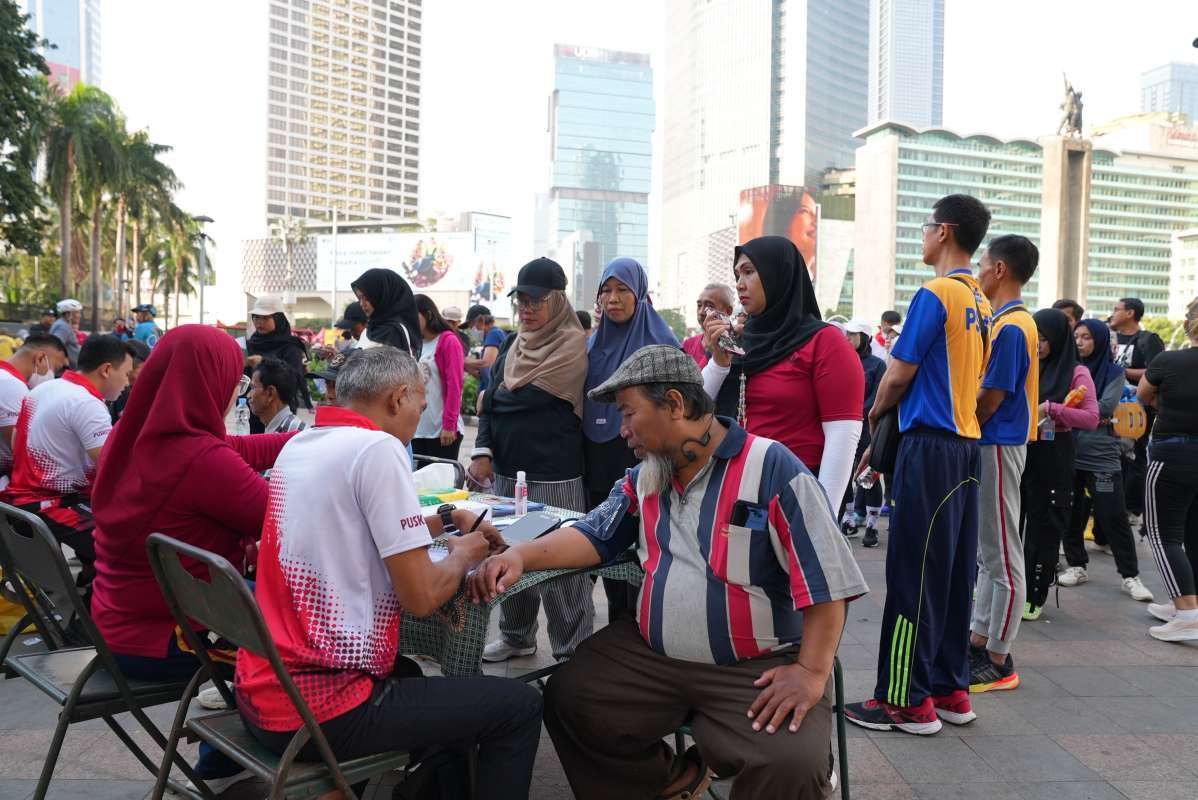 Pemeriksaan Kesehatan Gratis TNI dalam Rangka HUT Ke-81