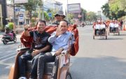 Distribusi 200 Becak Listrik di Cirebon