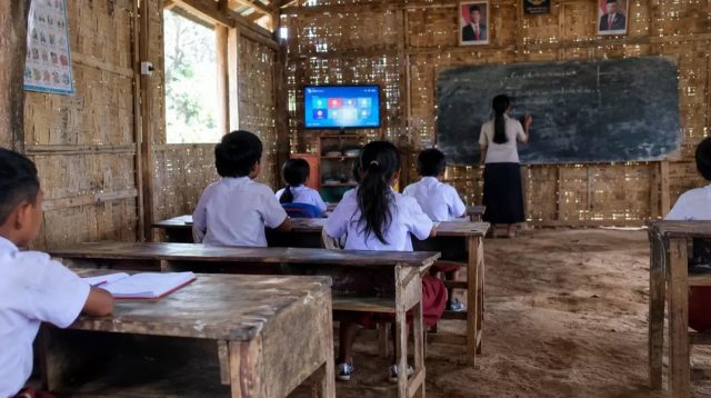 Keadaan Memprihatinkan SDN Mboeng di Manggarai Timur