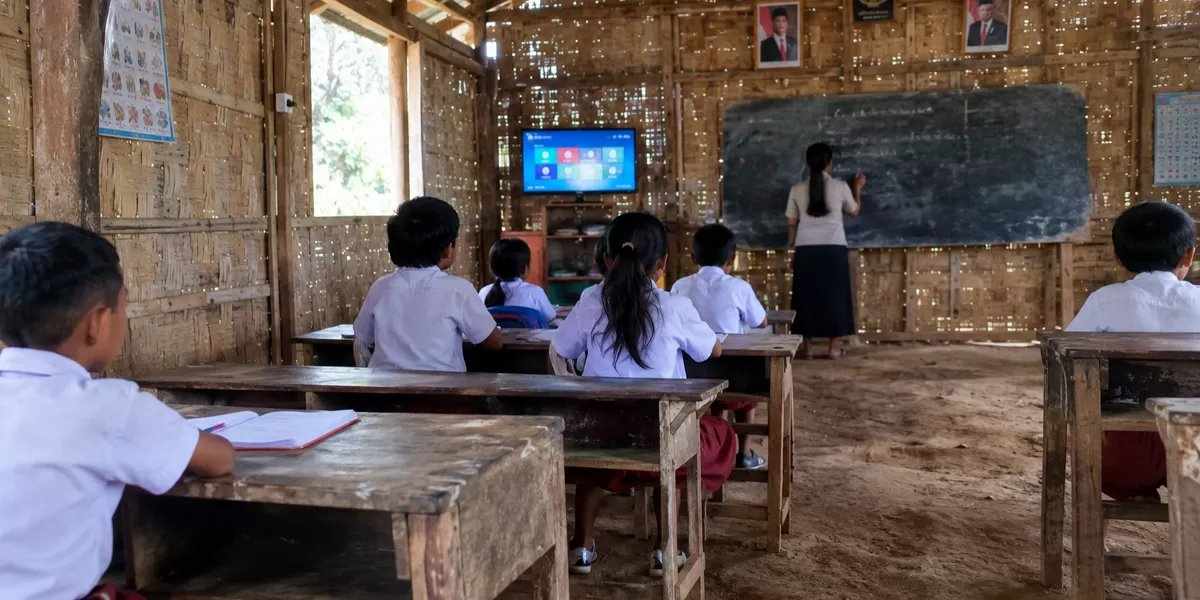 Keadaan Memprihatinkan SDN Mboeng di Manggarai Timur