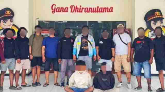 Dua Tersangka Pengeroyokan Polisi Ditangkap di Sorong