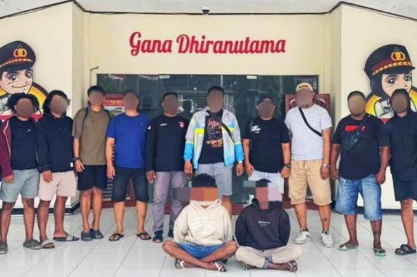 Dua Tersangka Pengeroyokan Polisi Ditangkap di Sorong