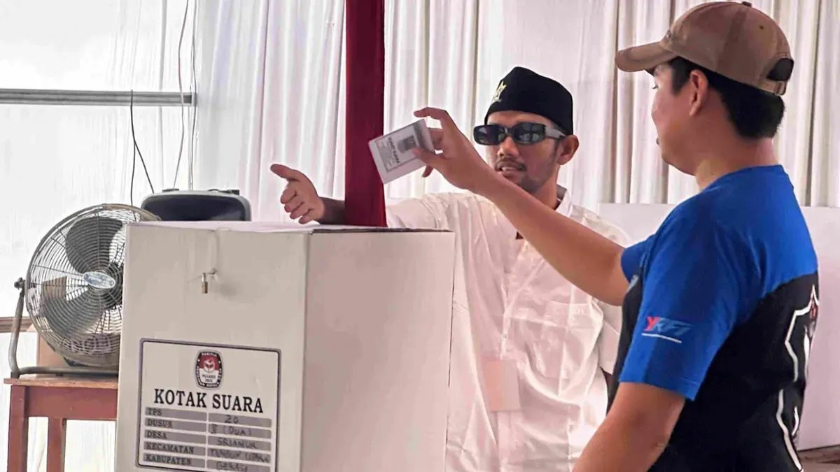 Peserta Pilkades Serentak di Bekasi Tetap Tinggi Meski Diterpa Cuaca Buruk