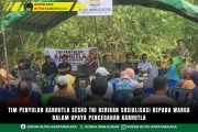 Tim Penyuluh Karhutla Sesko TNI Berikan Sosialisasi Kepada Warga Dalam Upaya Pencegahan Karhutla