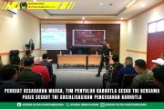 Perkuat Kesadaran Warga, Tim Penyuluh Karhutla Sesko TNI Bersama Pasis Seskot TNI Sosialisasikan Pencegahan Karhutla