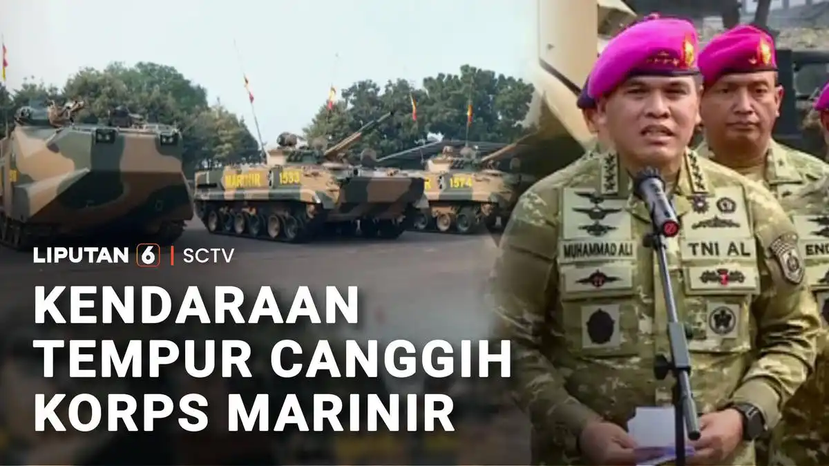 Korps Marinir Perkuat Alutsista dengan 12 Kendaraan Tempur Amfibi AAV M35
