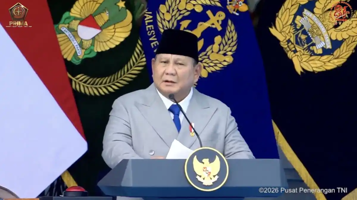 Prabowo Tekankan Jati Diri TNI sebagai Tentara Rakyat pada HUT ke-81
