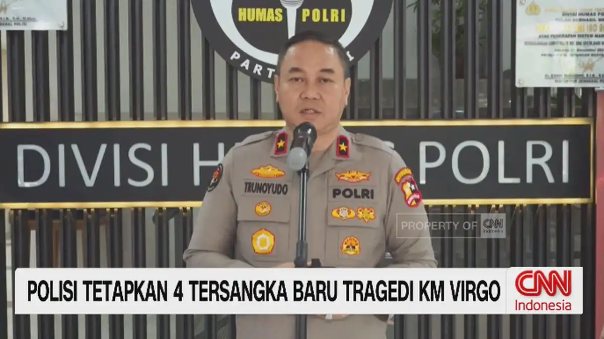 Polri Tahan Empat Tersangka dalam Kecelakaan KM Virgo Transport 8