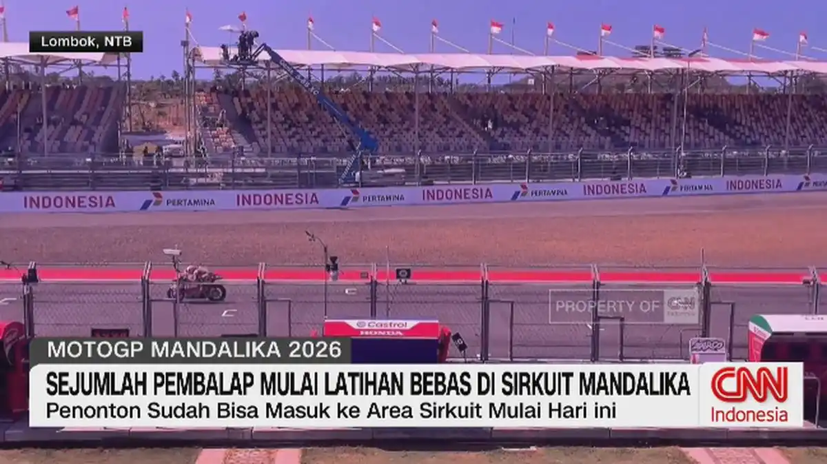 Hari Pertama Pertamina Grand Prix Indonesia, Tim dan Penonton Mulai Memadati Sirkuit Mandalika