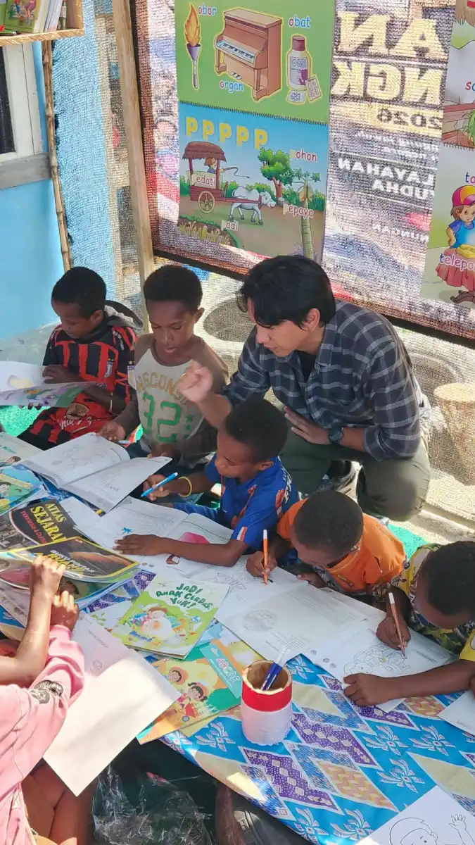 Dorong Literasi Anak, Perpustakaan Mamteng Hadirkan Taman Baca di Kobakma