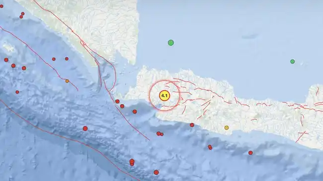Gempa M 4,1 Berpusat di Darat, Sejumlah Wilayah Bogor dan Sukabumi Terdampak Getaran