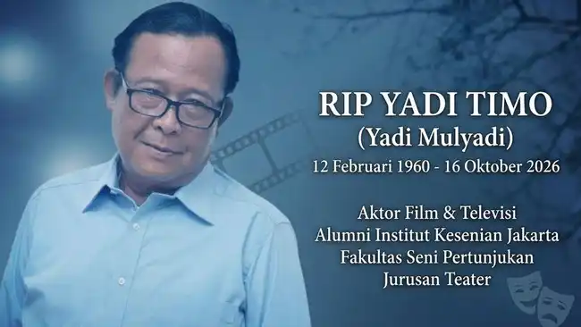 Yadi Timo Wafat pada Usia 66 Tahun, Rekan Kenang Kepeduliannya di Dunia Seni