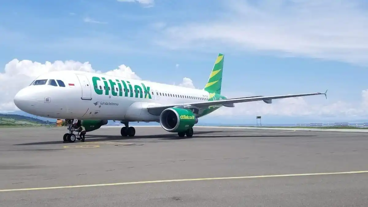Citilink QG1100 Kembali ke Halim akibat Kendala pada Roda Pendaratan
