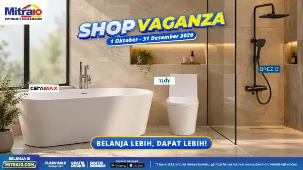 Panduan Memilih Kloset dan Menyiapkan Belanja Kamar Mandi di Shopvaganza 2026