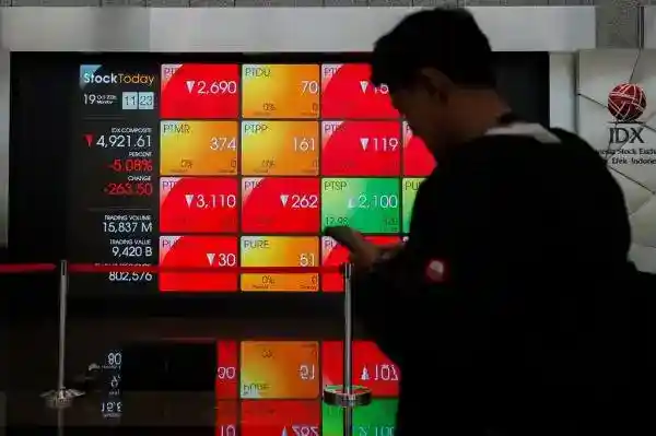 IHSG Terkoreksi 2,32 Persen saat Pembukaan, Mayoritas Saham Melemah