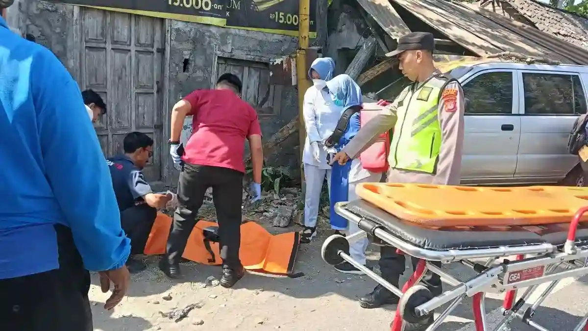 Tabrakan di Jalan Srandakan, Pengendara Motor Meninggal di Lokasi