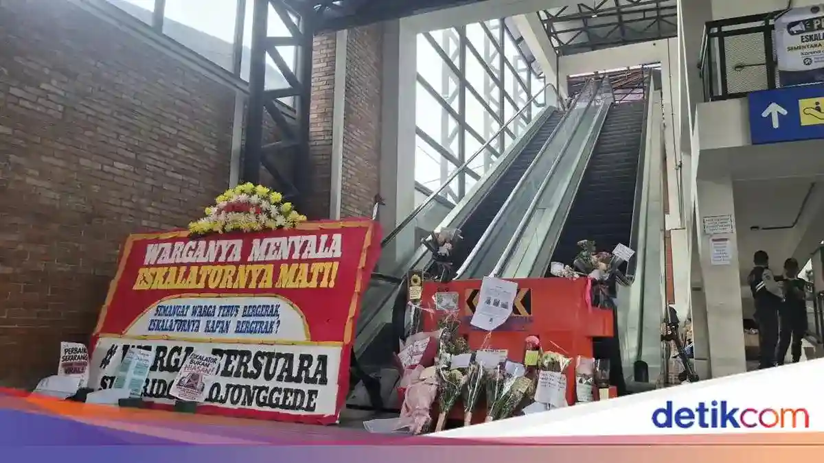 Perbaikan Eskalator Skybridge Bojonggede Ditargetkan Rampung pada Akhir November