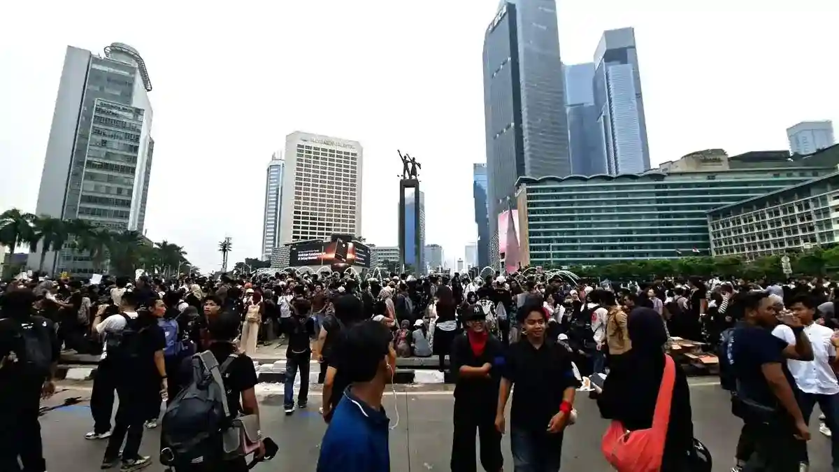 Aksi di Bundaran HI Soroti Karhutla dan Lima Tuntutan kepada Pemerintah