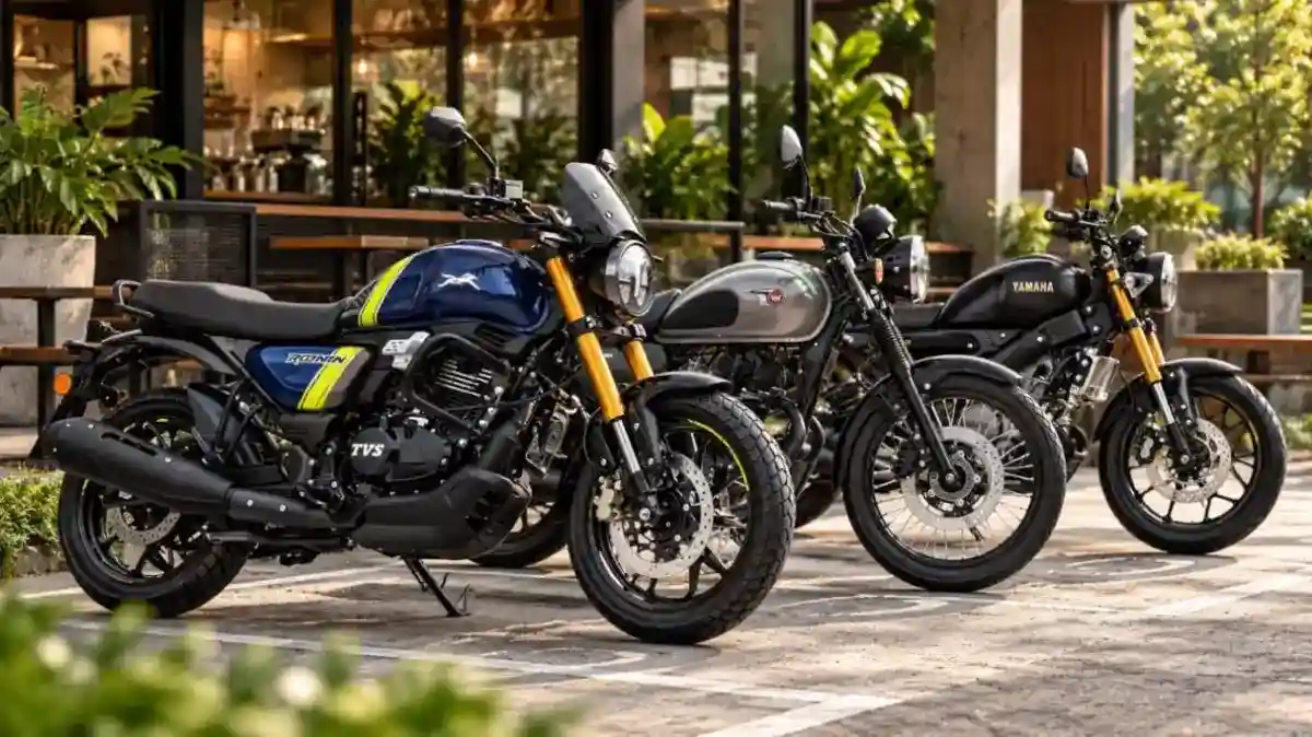 Memilih Motor Retro Bekas: Perbedaan TVS Ronin, Yamaha XSR 155, dan Kawasaki W175