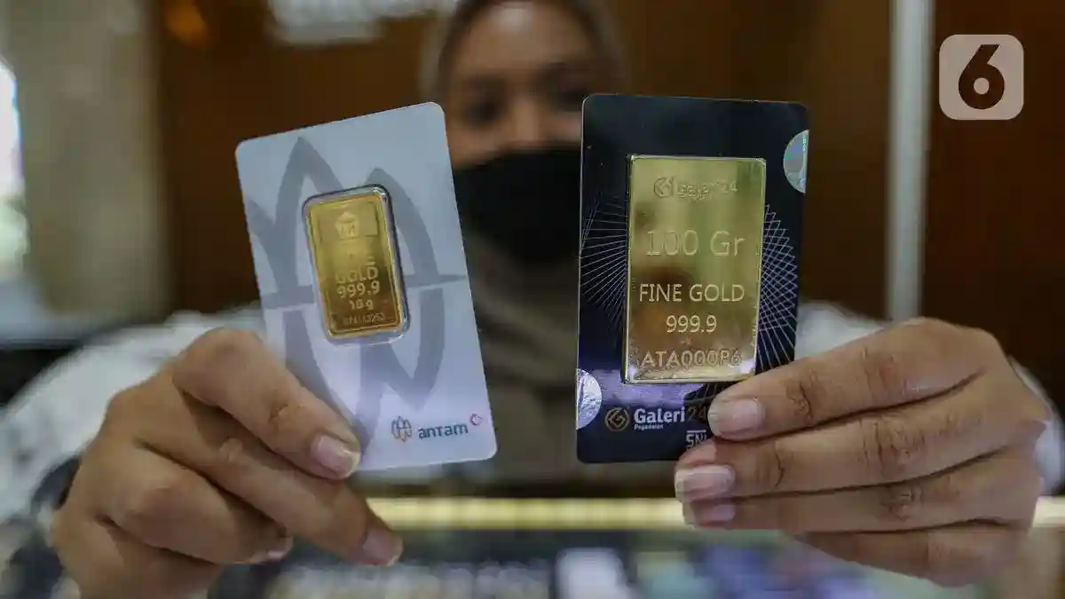 Harga Emas Antam Melemah, Buyback Ikut Turun pada 31 Oktober